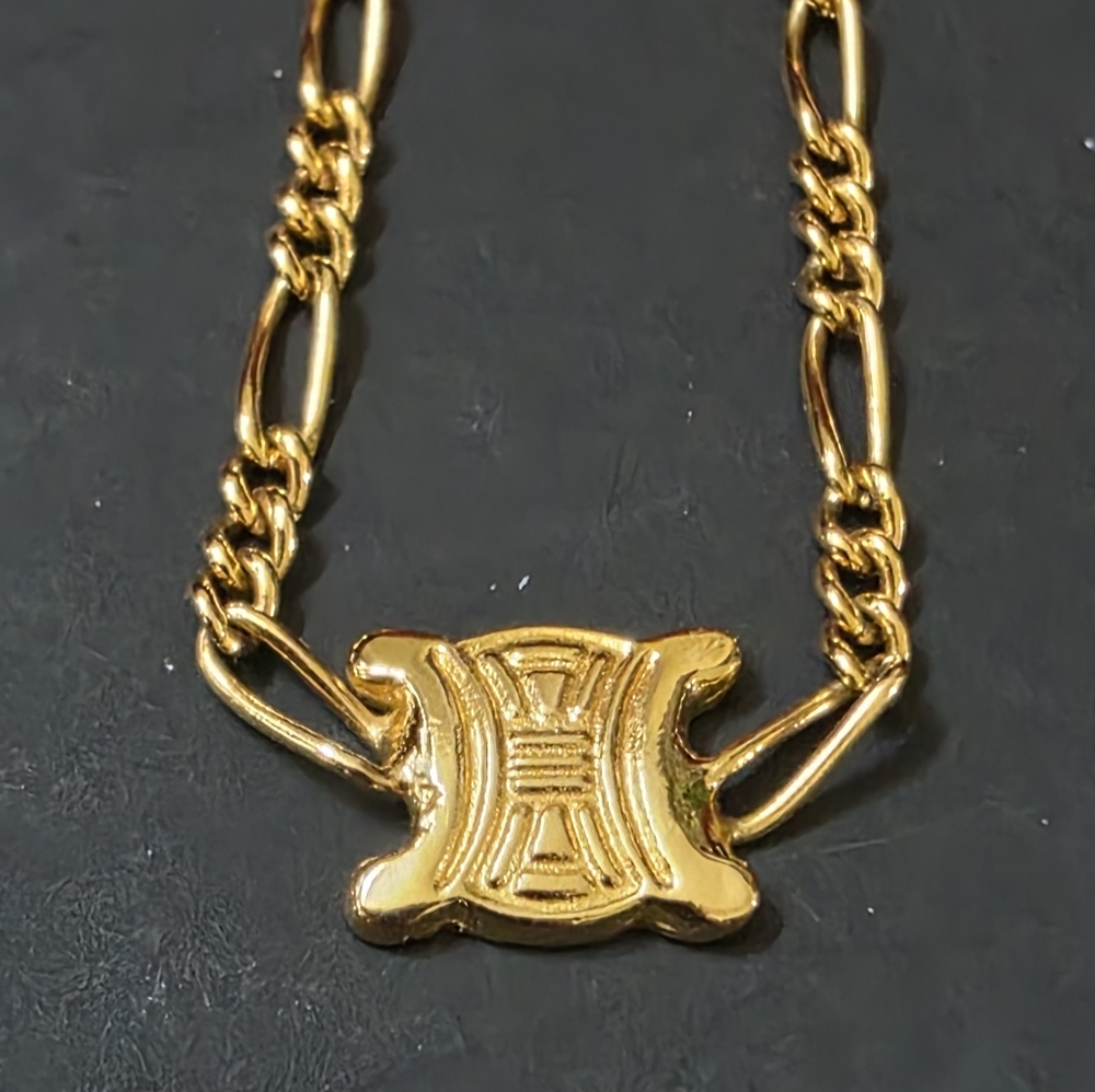 Vintage Celine Gold Necklace